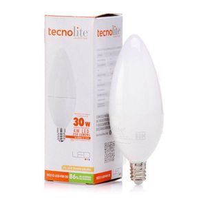 Bombilla Torpedo E12 4W - Tecnolite Varios Colores