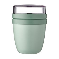 Recipiente Mini para Lonchera 2 Compartimientos Verde Nórdico