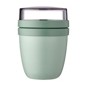 Recipiente Mini para Lonchera 2 Compartimientos Verde Nórdico