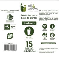 Bolsa Biodegradable para Basura Tamaño Xl de 15 Pzas