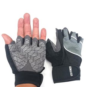 Guantes para Gimnasio Caballero Negro L