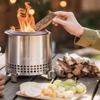 Firepit Mesa XL Acero Inoxidable 8.6 x 7 Plg - Solo Stove