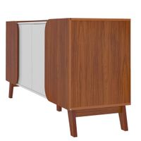 Bufetera Ely Café y Blanco de 160x46.8x77 Cm