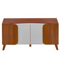 Bufetera Ely Café y Blanco de 160x46.8x77 Cm