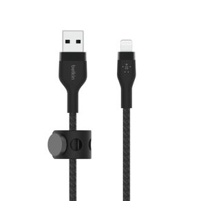 Cable Belkin Boostcharge Pro Flex USB-A a Lightning Negro 1 M