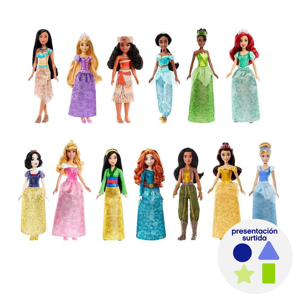 Muñeca Disney Princesas Colección Real 3+ Años Diseños Surtidos Princesa Disney Colección…