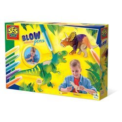 Set De Aerógrafos de Soplado Dinosaurios