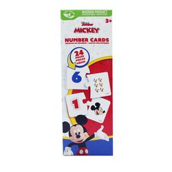 Tarjetas de Números de Madera Mickey 24 Pzas