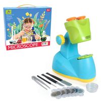 Microscopio Infantil Verde y Celeste