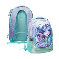 Mochila Escolar Nebulous Star Celeste y Lila