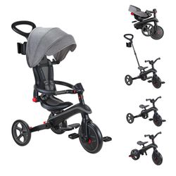 Triciclo Explorador 4 en 1 Gris
