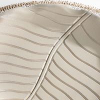 Plato Decorativo de MDF Diseño Hoja Café 28 X 3.6 Cm