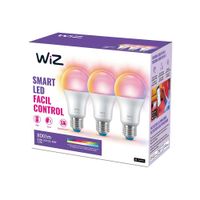 Set de 3 Bombillas LED Smart Color RGB 8.8 W E27