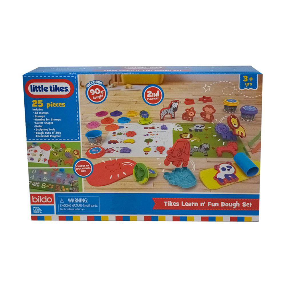 Set de Plasticina Tikes Learn n' Fun Dough de 25 Piezas para 3+ Años Set de Plasticina
