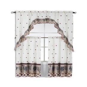 Set de Cortinas para Cocina Mosaico 3 Pzas