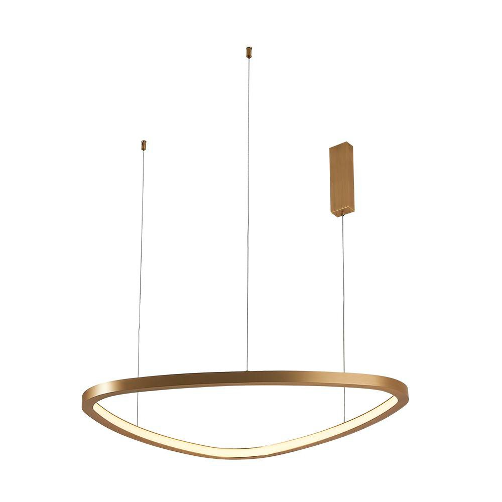 Lámpara Colgante LED Vis de 73 cm Luz Cálida 40 W Color Dorado