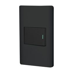 Interruptor 3 Vías 1.5 Módulos Lisboa Negro - Volteck