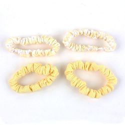 Set de Scrunchies Tonalidades Amarillas 4 Pzas - Viva