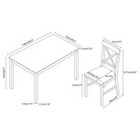 Set de Comedor  Carl 5 Piezas