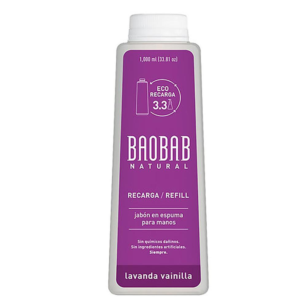 Jabón para Manos en Espuma Recarga Lavanda Vainilla 1000 mL