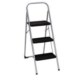 Escalera Metálica de 3 Peldaños Plegable