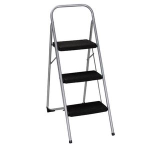 Escalera Metálica de 3 Peldaños Plegable