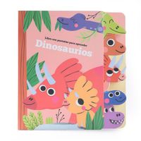 Libro c/pestañas para aprender de dinosaurios