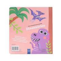Libro c/pestañas para aprender de dinosaurios