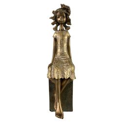 Figura Decorativa Niñas 9.5x12x34 Cm - Concepts