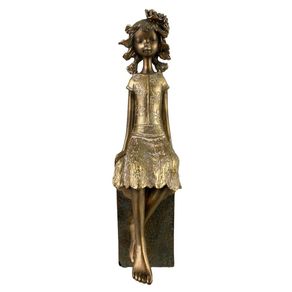 Figura Decorativa Niñas 9.5x12x34 Cm - Concepts