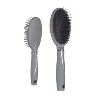 Peine para Cabello con Cerdas de Silicona Gris