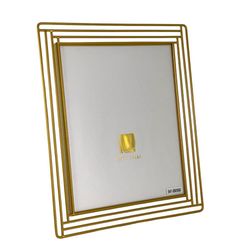 Marco para Fotos Metálico Dorado 26X2.1X31 Cm