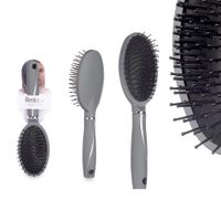 Peine para Cabello con Cerdas de Silicona Gris