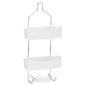 Organizador para Ducha de Dos Niveles Blanco