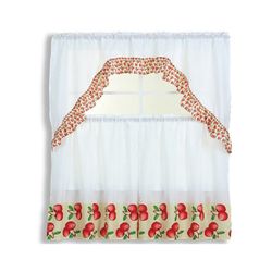 Set de Cortinas para Cocina Cerezas 3 Pzas