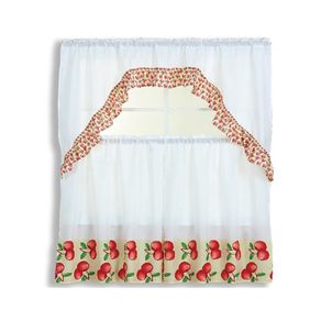 Set de Cortinas para Cocina Cerezas 3 Pzas