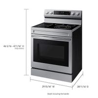 Estufa Eléctrica Samsung 6.3  Pies³ con Air Fry y Convección