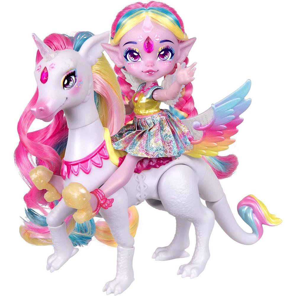 Muñeca Magic Mixies Pixlings con Pegacorn Interactivo y Poción Sorpresa Muñeca con Pegacor…