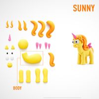 Plastilina Interactiva Hey Clay Unicornios 15 Botes
