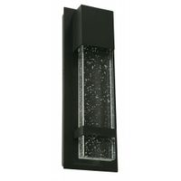 Lámpara de Pared de Exterior Moderna Negra