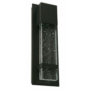 Lámpara de Pared de Exterior Moderna Negra