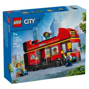 Autobús Turístico Rojo de Dos Pisos 384 Pzas Lego City