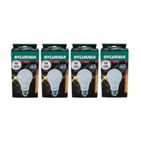 Pack de 4 Bombillas LED Luz Cálida E27 9 W