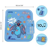 Diario Secreto Electrónico de Stitch con Código