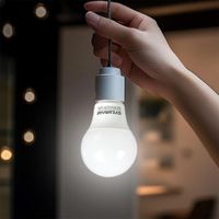 Pack de 4 Bombillas LED Luz Cálida E27 9 W