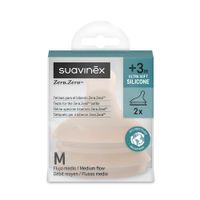 Set de 2 Tetinas Zero Flujo Medio 3+ Meses - Suavinex