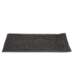 Alfombra Chenille para Baño Gris Oscuro 40 x 60 Cm - Berilo