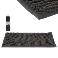 Alfombra Chenille para Baño Gris Oscuro 40 x 60 Cm - Berilo