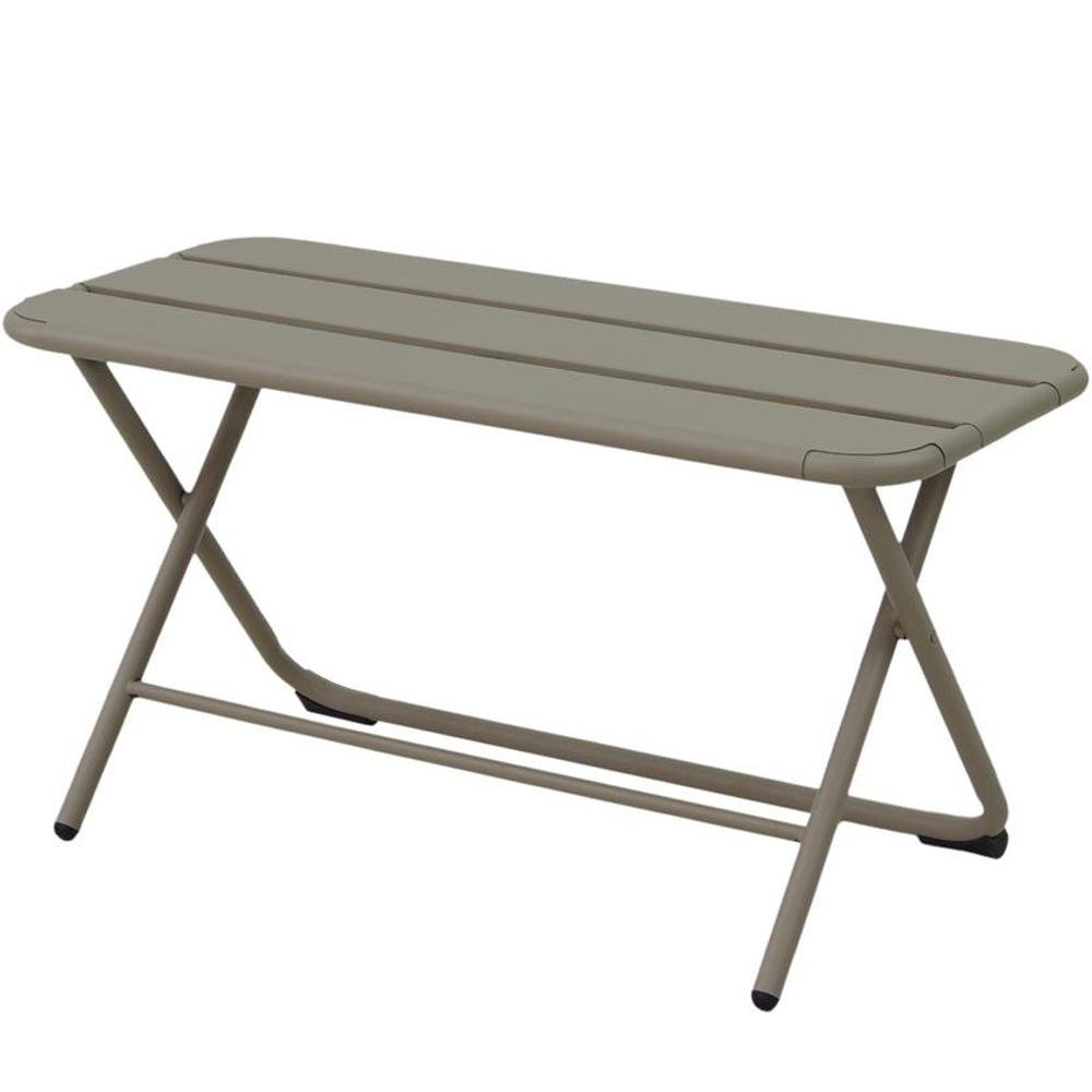 Banca Plegable Alison 90 x 40 x 46 cm Color Beige