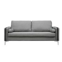 Sofá Atenas Gris 3 Plazas 182X82X84 Cm